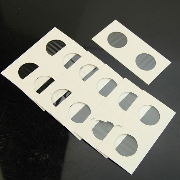 50 PCS / 3 Sets 40mm Diameter Coin Protector Square Coin Collection Paper Clip - Image 4