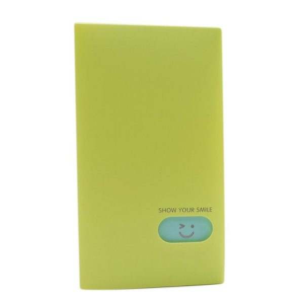Smiley Face Pattern Portable Business Card Book Card Holder Small Card storage Book Card Sticker Collection Ticket Collection (Yellow) - Image 2