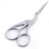Crane Tailor Scissor Cross Stitch Retro Craft Sewing Scissor, Color: Silver