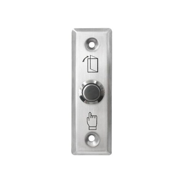 S28 Stainless Steel Narrow Strip Self-reset Electronic Access Control System Switch Out Button - Image 2