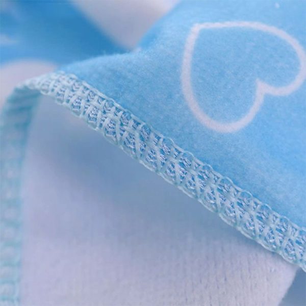 2 PCS Heart Pattern Small Towel (Green Heart) - Image 4