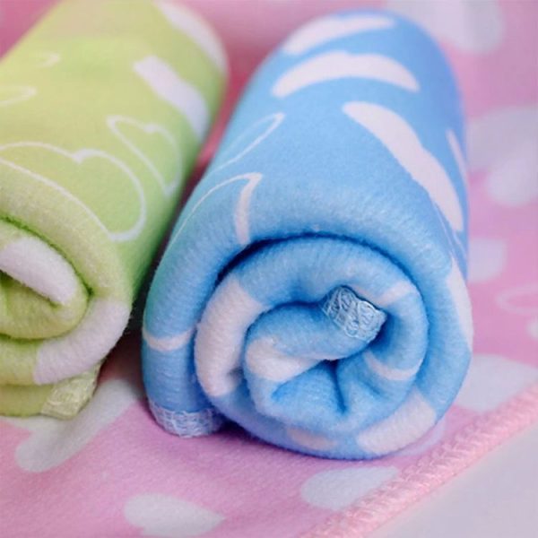2 PCS Heart Pattern Small Towel (Green Heart) - Image 5