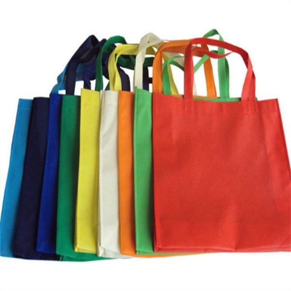 2 PCS Foldable Shopping Bag Reusable Non-woven Shoulder Bags Tote Grocery Bags Pouch, Size: 32x38x10cm (Orange) - Image 3