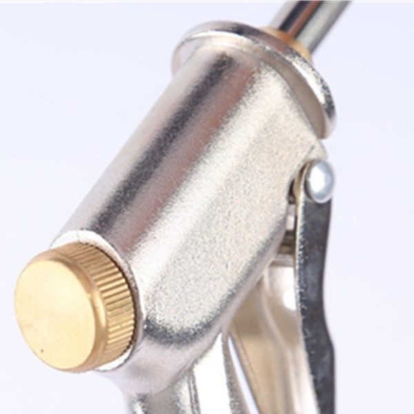 Electroplating Extension Rod Car Wash Water Gun Household Brush Car Gun Garden Watering Gun (Silver) - Image 3