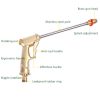 Electroplating Extension Rod Car Wash Water Gun Household Brush Car Gun Garden Watering Gun (Silver) - Image 5