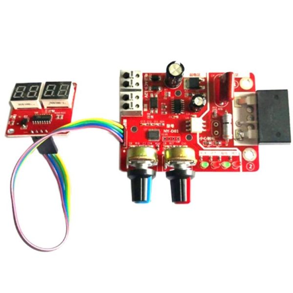NY-D01 Spot Welding Machine Control Board Adjustment Time Current Digital Display Control Board, Model: 100A