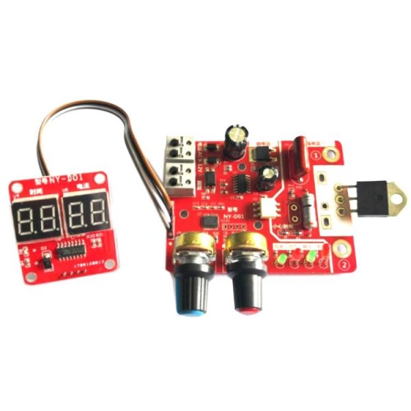 NY-D01 Spot Welding Machine Control Board Adjustment Time Current Digital Display Control Board, Model: 100A - Image 4