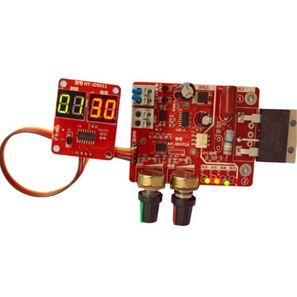 NY-D01 Spot Welding Machine Control Board Adjustment Time Current Digital Display Control Board, Model: 100A - Image 5
