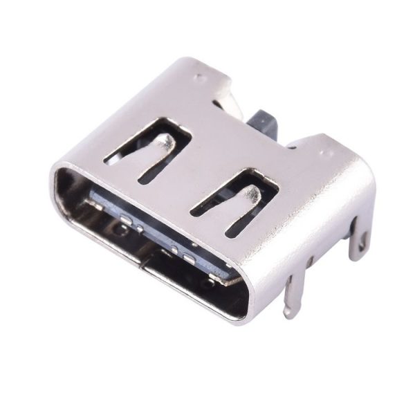 10 PCS Type-C 6P Stainless Steel Double Pressure Shrapnel Female Seat - Image 2