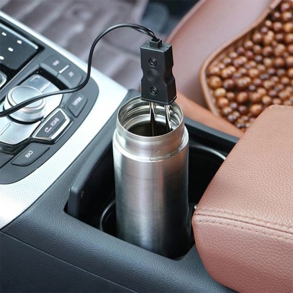Portable 12V / 24V Electric Car Boiled Immersion Water Heater Traveling Camping Picnic, Voltage: 24V (Black) - Image 6