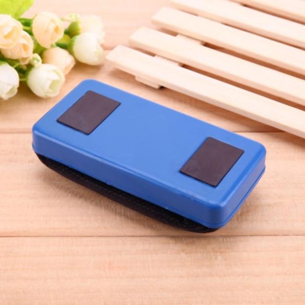 4 PCS Magnetic Flannel Whiteboard Eraser School Office Student Stationery Color, Random Color Delivery - Image 4