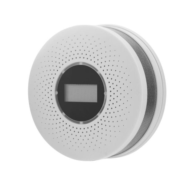 JKD-512COM CO Smoke Detector Live Voice Alarm Carbon Monoxide Leakage Sensor with LCD Display - Image 2