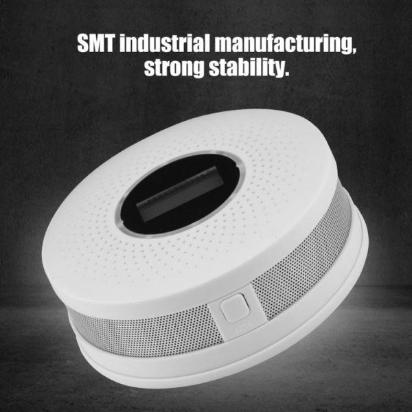 JKD-512COM CO Smoke Detector Live Voice Alarm Carbon Monoxide Leakage Sensor with LCD Display - Image 4