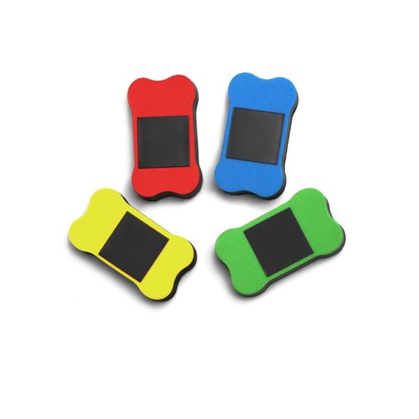 3 PCS Magnetic Small Bone Felt Whiteboard Wiping Preschool Special Student Stationery (Blue) - Image 5