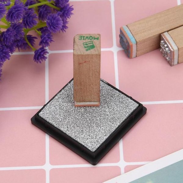 5 PCS Creative Color Ink Pad Small Ink Pad, Size: 4x4cm (Gold) - Image 10