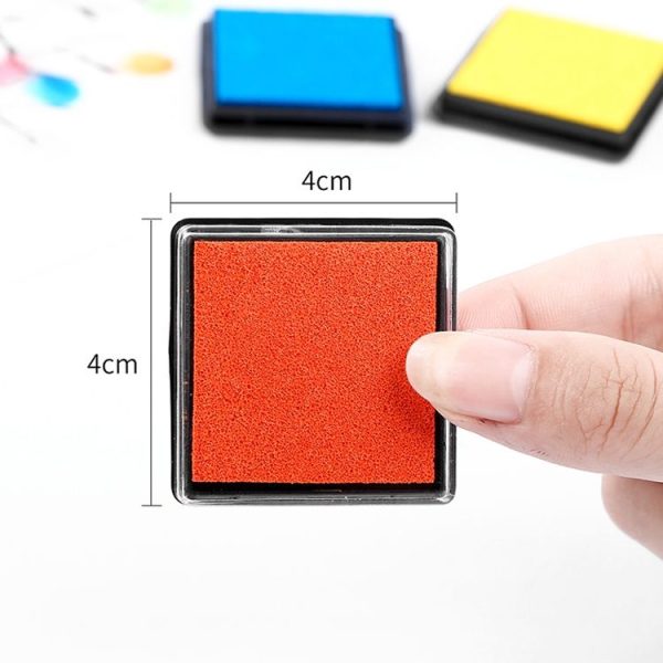 5 PCS Creative Color Ink Pad Small Ink Pad, Size: 4x4cm (Gold) - Image 3
