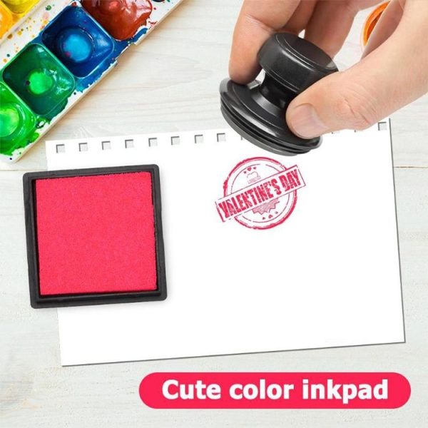 5 PCS Creative Color Ink Pad Small Ink Pad, Size: 4x4cm (Gold) - Image 6