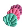 Shell Shaped Soft Bathroom Pillow Home Comfortable Spa Inflatable Bathtub Cushion, Random Color Delivery - Image 3