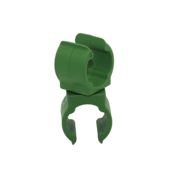 50 PCS Rotary Buckle Gardening Plastic Bracket Support Universal Tube Clamp Plastic Buckle, Size: 20 mm Diameter Pillar (Green) - Image 3
