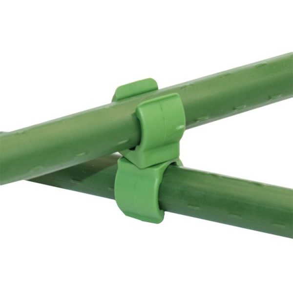 50 PCS Rotary Buckle Gardening Plastic Bracket Support Universal Tube Clamp Plastic Buckle, Size: 16 mm Diameter Pillar (Green) - Image 5