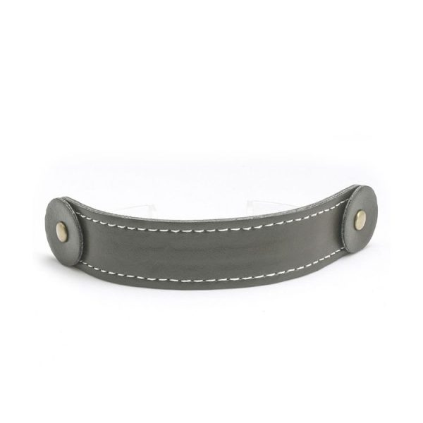 Adjustable Face Mask Ear Band Rope Anti-slip PU Leather Extension Buckle Hood (Random Color Delivery) - Image 2