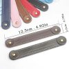 Adjustable Face Mask Ear Band Rope Anti-slip PU Leather Extension Buckle Hood (Random Color Delivery) - Image 5