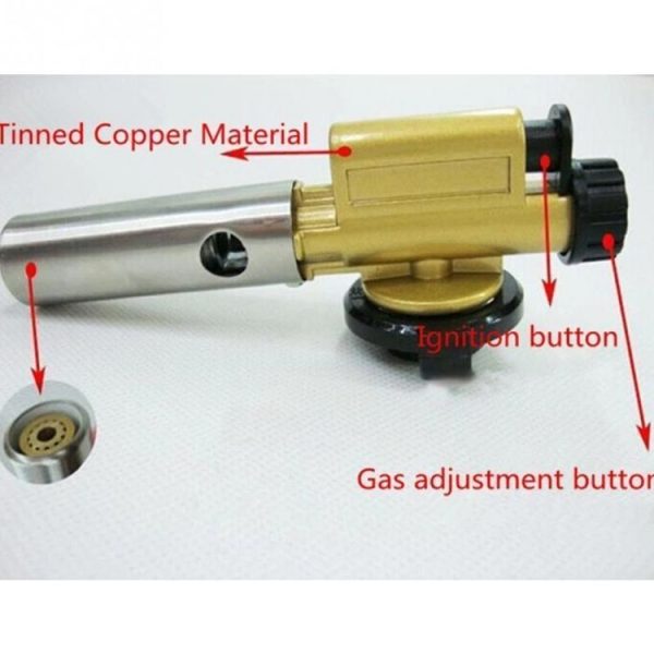 Butane Gas Electronic Ignition Gun for Outdoor Camping Picnic BBQ Welding - Image 5