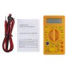 DT-830B Handheld Digital Multimeter Ammeter Voltmeter Digital Display Universal Tester Meter (Yellow) - Image 5