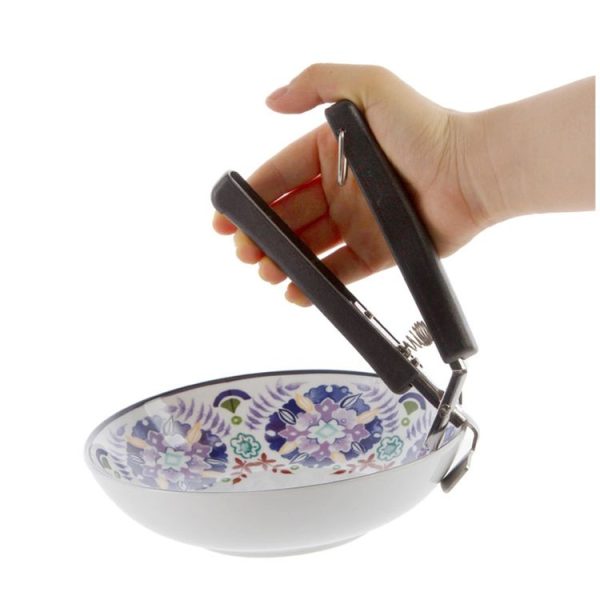 Home Camping Hinking Anti-hot Anti-Scald Pot Bowl Pan Bowl Gripper Cookware Cooking Picnic Arm Holder Carrier Handle Clip Clamp - Image 3