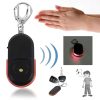 5 PCS Portable Anti-Lost Alarm Key Finder Wireless Whistle Sound LED Light Locator Finder (Red) - Image 4
