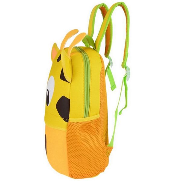 Cute Kid Toddler School Bags Kindergarten Children bag 3D Cartoon Animal Bag (Giraffe) - Image 4