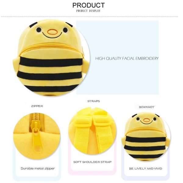 Kids Cartoon Backpack Kindergarten Children Cute School Bag Baby Girls Schoolbag (Strawberry) - Image 4