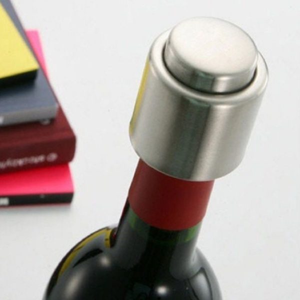 Push Stainless Steel Red Wine Stopper Champagne Stopper, Style: Wordless Champagne Stopper - Image 6