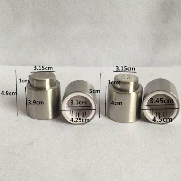 Push Stainless Steel Red Wine Stopper Champagne Stopper, Style: Wordless Champagne Stopper - Image 7