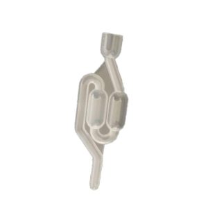 Water Seal Exhaust One way Home Brew Wine Fermentation Airlock Brewing Sealed Plastic Air Lock Check Valve Water Sealed Valves (Uncovered plain check valve)