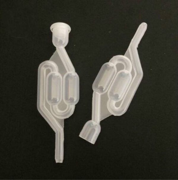 Water Seal Exhaust One way Home Brew Wine Fermentation Airlock Brewing Sealed Plastic Air Lock Check Valve Water Sealed Valves (Uncovered plain check valve) - Image 3