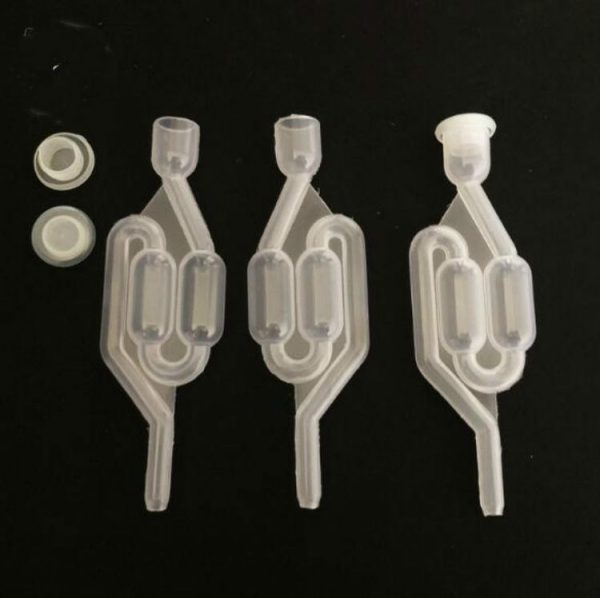 Water Seal Exhaust One way Home Brew Wine Fermentation Airlock Brewing Sealed Plastic Air Lock Check Valve Water Sealed Valves (Uncovered plain check valve) - Image 4