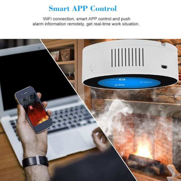 Gas Detector Alarm Leakage Sensor Natural Gas Leak Detector (Common On-site Audible and Vision Alarm) - Image 4
