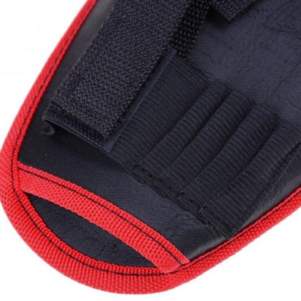 Portable Cordless Drill Holder Drill Cordless Screwdriver Waist Power Tool Bag Drill Waist Tool Belt Bag (Red) - Image 7