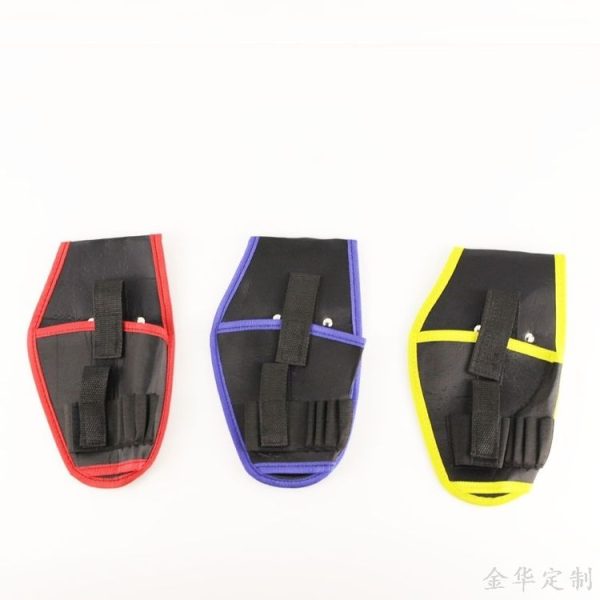 Portable Cordless Drill Holder Drill Cordless Screwdriver Waist Power Tool Bag Drill Waist Tool Belt Bag (Red) - Image 8