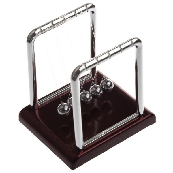 Newton Pendulum Ball Energy Conservation Collision Ball Momentum Transfer Demonstrator Physics Teaching Experimental Equipment - Image 2