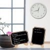4 PCS Wooden Crafts Small Blackboard Ornaments Home Decoration Wedding Party Desktop Display Board, Shape: Fillet - Image 3