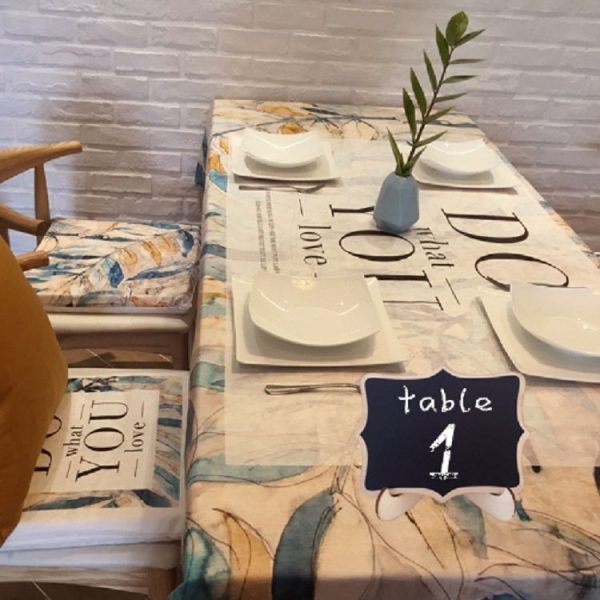 4 PCS Wooden Crafts Small Blackboard Ornaments Home Decoration Wedding Party Desktop Display Board, Shape: Lace Shape - Image 3