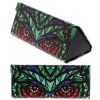 Foldable Triangle Animal Print Glasses Case Sunglasses Myopia Frame Case (Owl) - Image 2