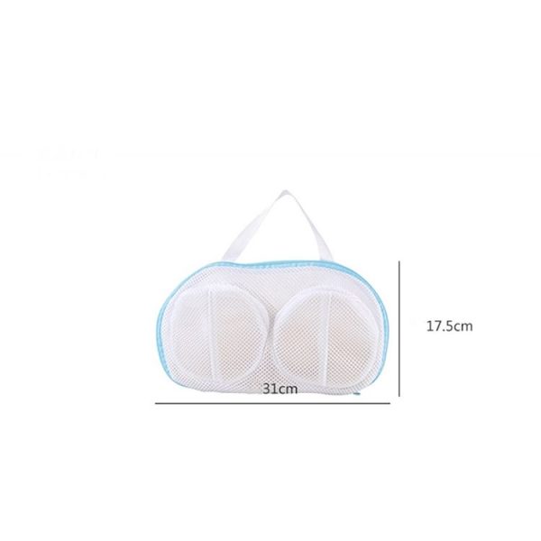 Mesh Bra Laundry Bag Underwear Pouch Travel Organizer Bags (Grey) - Image 7