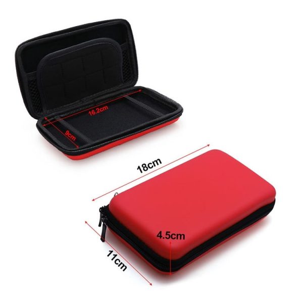 Nintendo 2DS XL Hard EVA Protective Storage Case Cover Holder (Pink) - Image 4