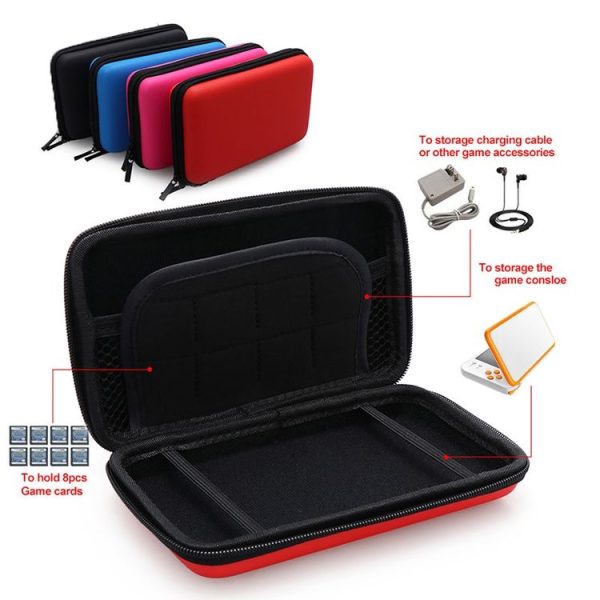Nintendo 2DS XL Hard EVA Protective Storage Case Cover Holder (Pink) - Image 5