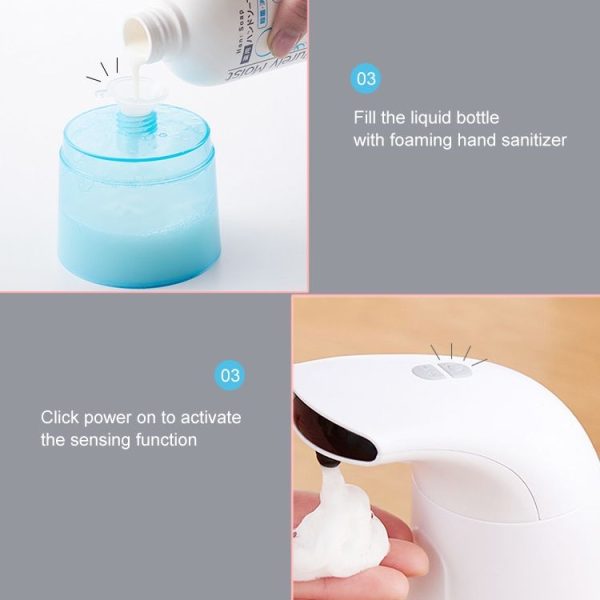 Infrared Intelligent Automatic Induction Toilet Household Foam Hand Soap Dispenser - Image 10