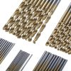 50 PCS / Set Titanium Coated Drill Bits High Speed Steel Drill Bit Set Power Drilling Tools - Image 5
