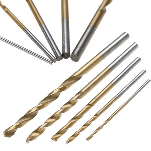 50 PCS / Set Titanium Coated Drill Bits High Speed Steel Drill Bit Set Power Drilling Tools - Image 6